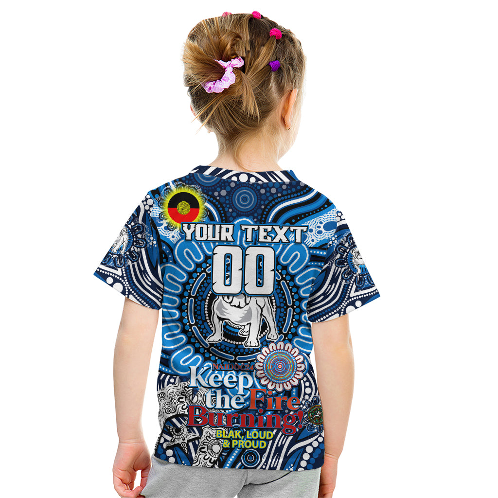 Custom NAIDOC Week 2024 Bulldogs Kid T Shirt Mascot Rugby