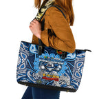 NAIDOC Week 2024 Bulldogs Leather Tote Bag Mascot Rugby
