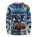 Custom NAIDOC Week 2024 Bulldogs Long Sleeve Shirt Mascot Rugby