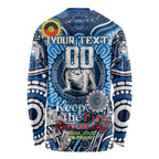 Custom NAIDOC Week 2024 Bulldogs Long Sleeve Shirt Mascot Rugby
