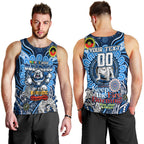 Custom NAIDOC Week 2024 Bulldogs Men Tank Top Mascot Rugby