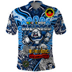 Custom NAIDOC Week 2024 Bulldogs Polo Shirt Mascot Rugby