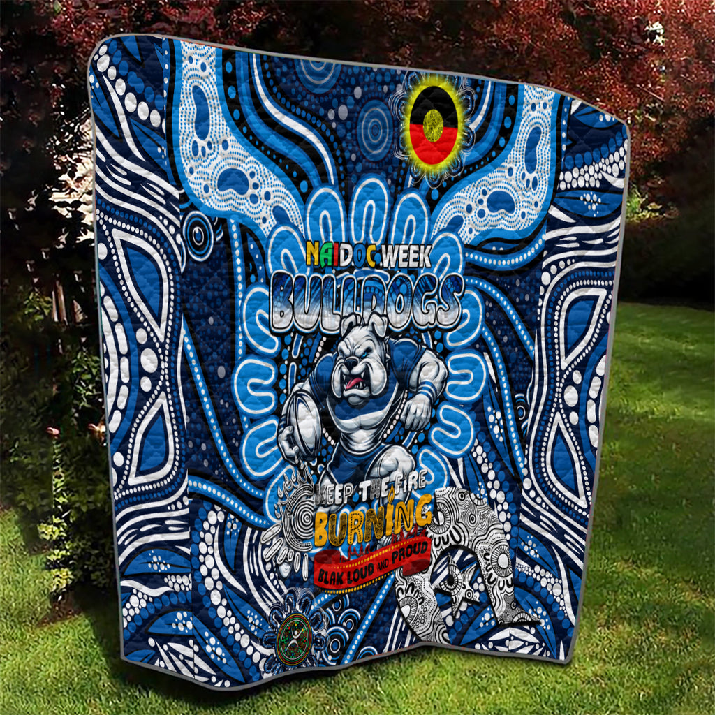 NAIDOC Week 2024 Bulldogs Quilt Mascot Rugby