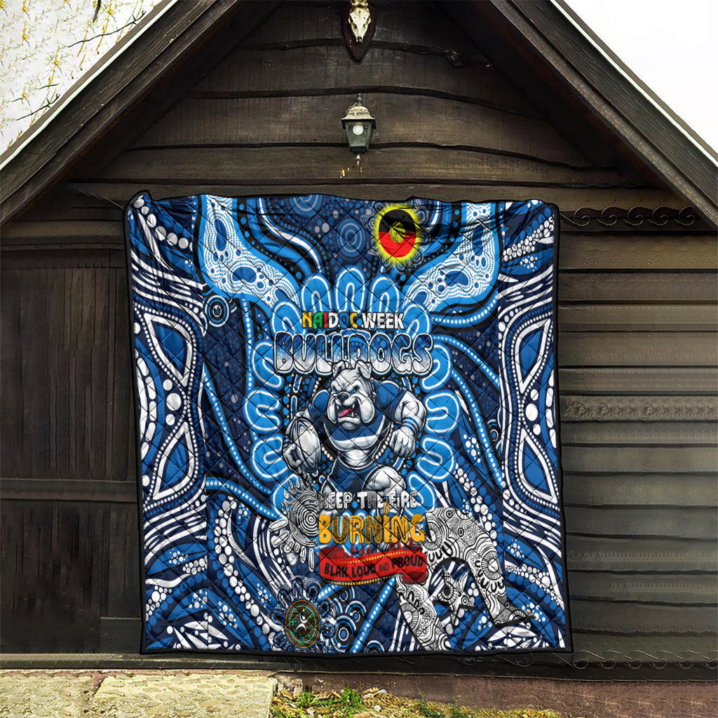NAIDOC Week 2024 Bulldogs Quilt Mascot Rugby