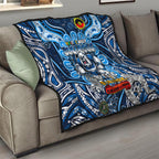 NAIDOC Week 2024 Bulldogs Quilt Mascot Rugby