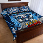 NAIDOC Week 2024 Bulldogs Quilt Bed Set Mascot Rugby