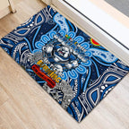NAIDOC Week 2024 Bulldogs Rubber Doormat Mascot Rugby