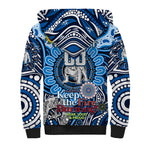 Custom NAIDOC Week 2024 Bulldogs Sherpa Hoodie Mascot Rugby
