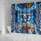 NAIDOC Week 2024 Bulldogs Shower Curtain Mascot Rugby