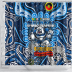 NAIDOC Week 2024 Bulldogs Shower Curtain Mascot Rugby