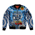 Custom NAIDOC Week 2024 Bulldogs Sleeve Zip Bomber Jacket Mascot Rugby