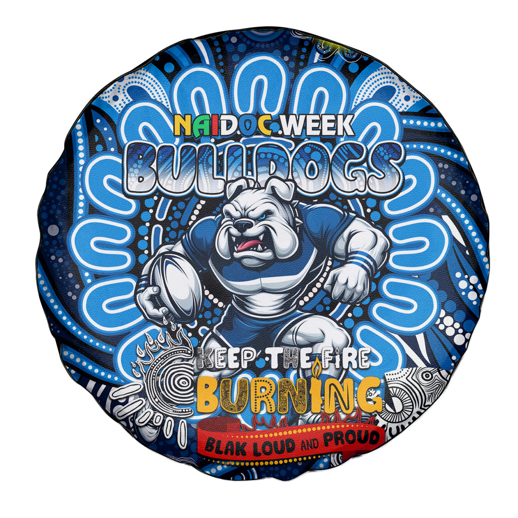 NAIDOC Week 2024 Bulldogs Spare Tire Cover Mascot Rugby