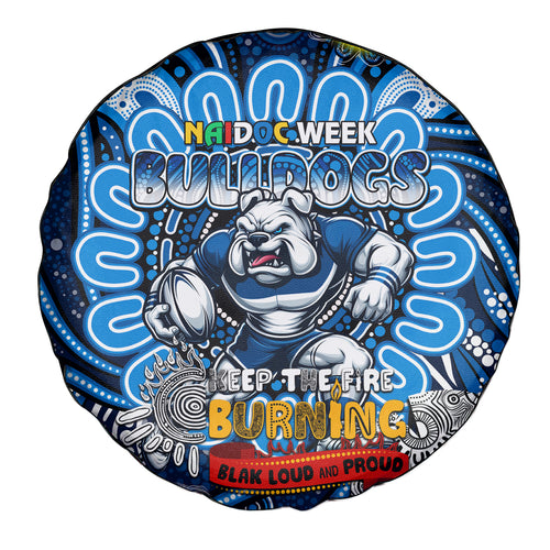 NAIDOC Week 2024 Bulldogs Spare Tire Cover Mascot Rugby