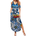 Custom NAIDOC Week 2024 Bulldogs Summer Maxi Dress Mascot Rugby