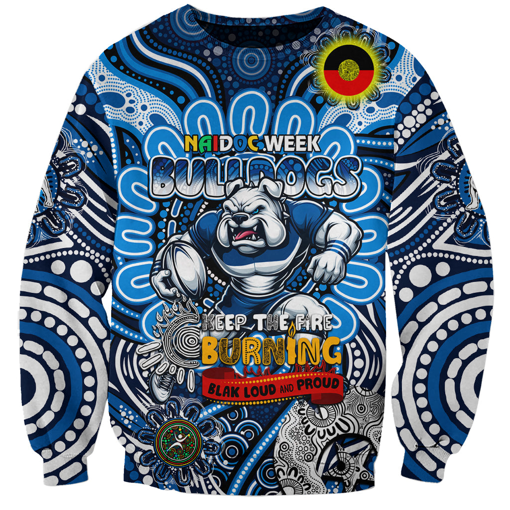 Custom NAIDOC Week 2024 Bulldogs Sweatshirt Mascot Rugby