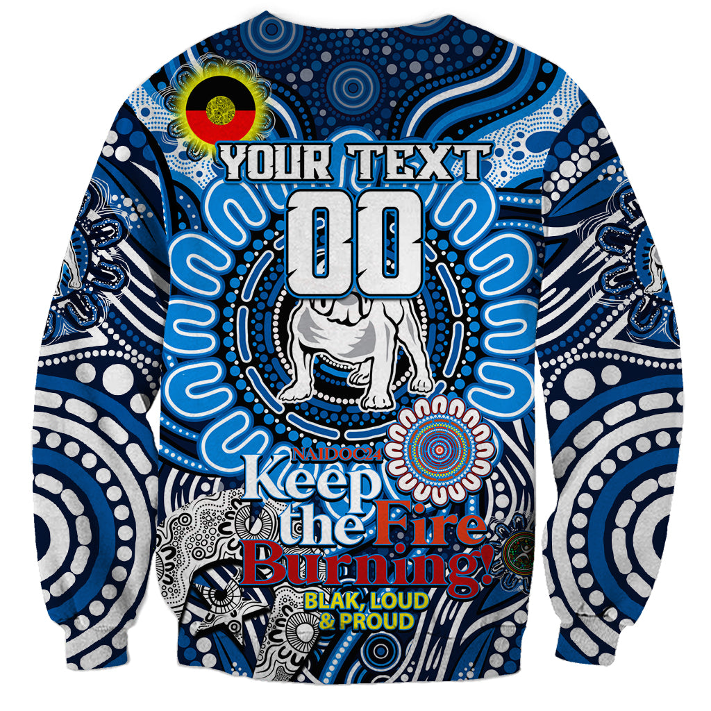 Custom NAIDOC Week 2024 Bulldogs Sweatshirt Mascot Rugby
