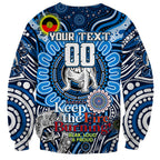 Custom NAIDOC Week 2024 Bulldogs Sweatshirt Mascot Rugby