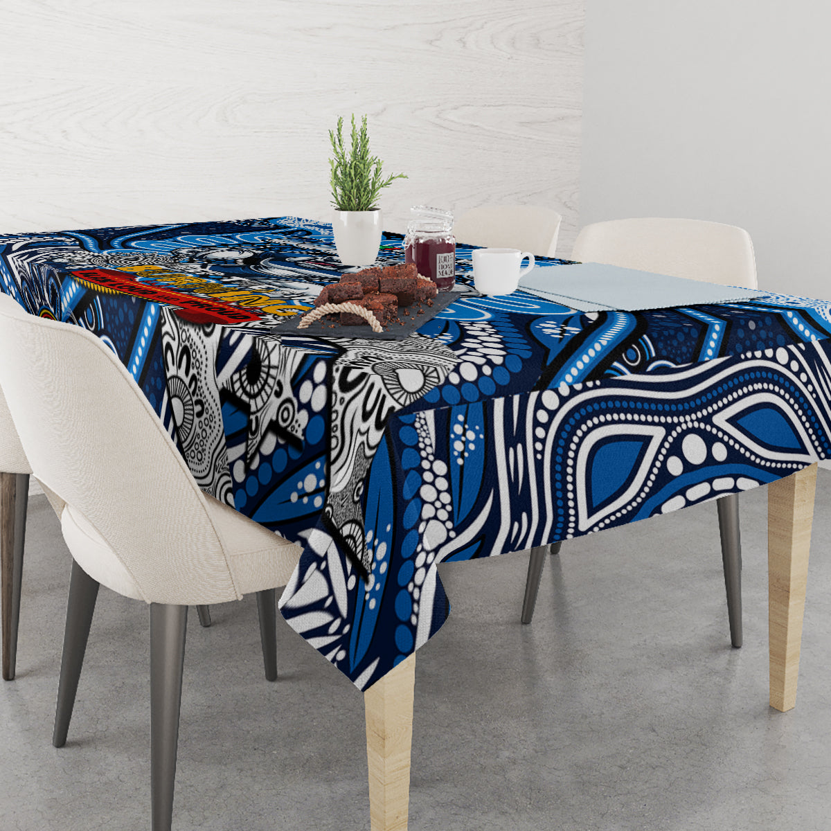 NAIDOC Week 2024 Bulldogs Tablecloth Mascot Rugby