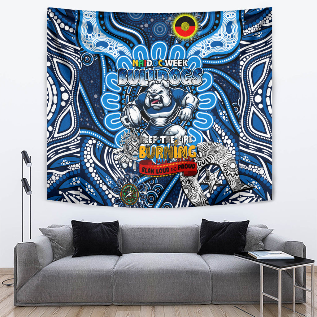 NAIDOC Week 2024 Bulldogs Tapestry Mascot Rugby