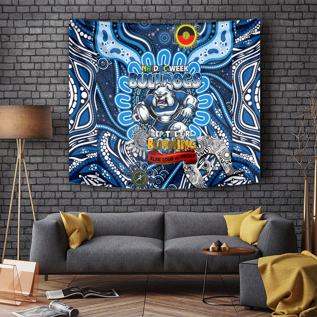 NAIDOC Week 2024 Bulldogs Tapestry Mascot Rugby