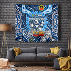 NAIDOC Week 2024 Bulldogs Tapestry Mascot Rugby