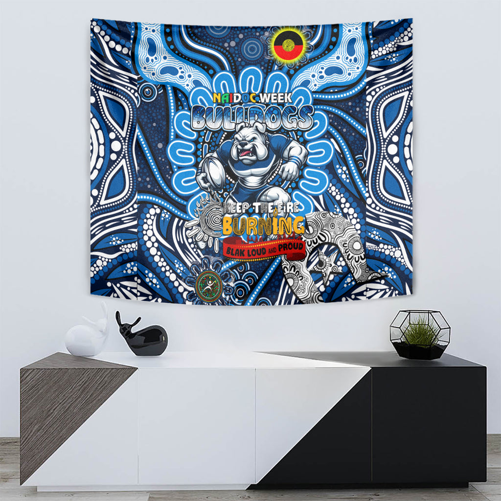 NAIDOC Week 2024 Bulldogs Tapestry Mascot Rugby