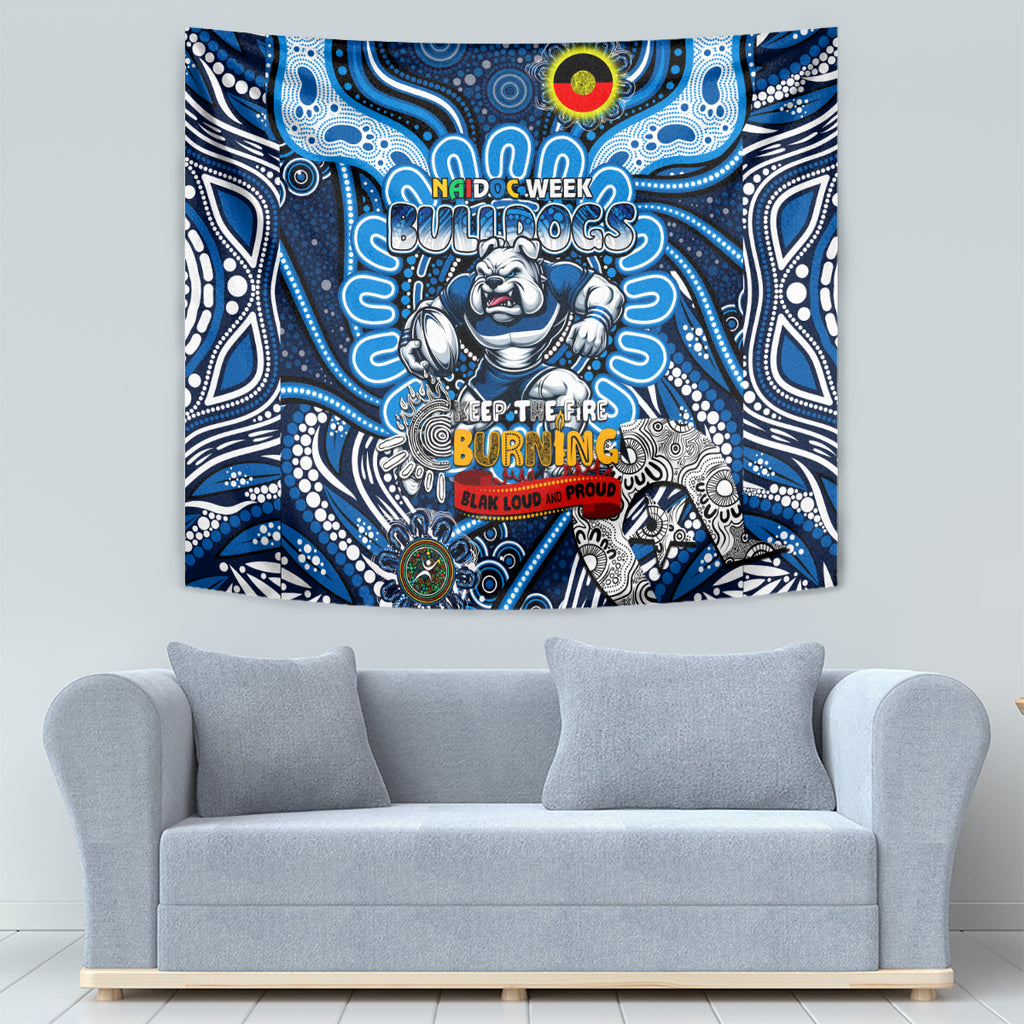 NAIDOC Week 2024 Bulldogs Tapestry Mascot Rugby