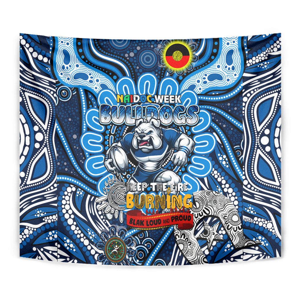 NAIDOC Week 2024 Bulldogs Tapestry Mascot Rugby