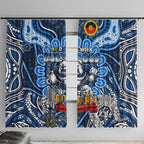NAIDOC Week 2024 Bulldogs Window Curtain Mascot Rugby