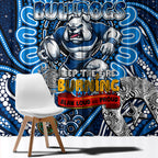 NAIDOC Week 2024 Bulldogs Window Curtain Mascot Rugby