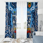 NAIDOC Week 2024 Bulldogs Window Curtain Mascot Rugby