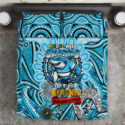 NAIDOC Week 2024 Sharks Bedding Set Mascot Rugby
