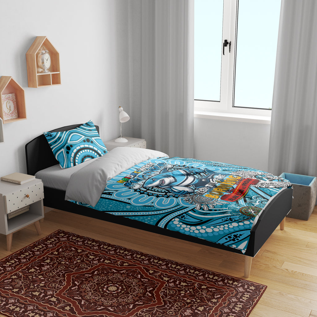 NAIDOC Week 2024 Sharks Bedding Set Mascot Rugby