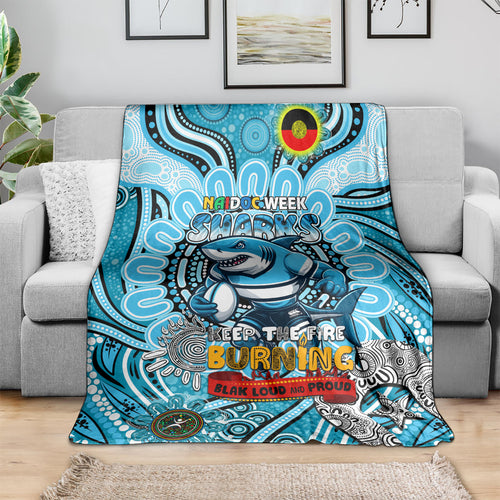 NAIDOC Week 2024 Sharks Blanket Mascot Rugby