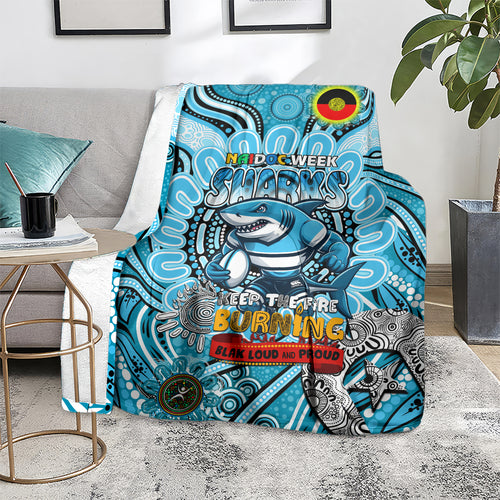 NAIDOC Week 2024 Sharks Blanket Mascot Rugby