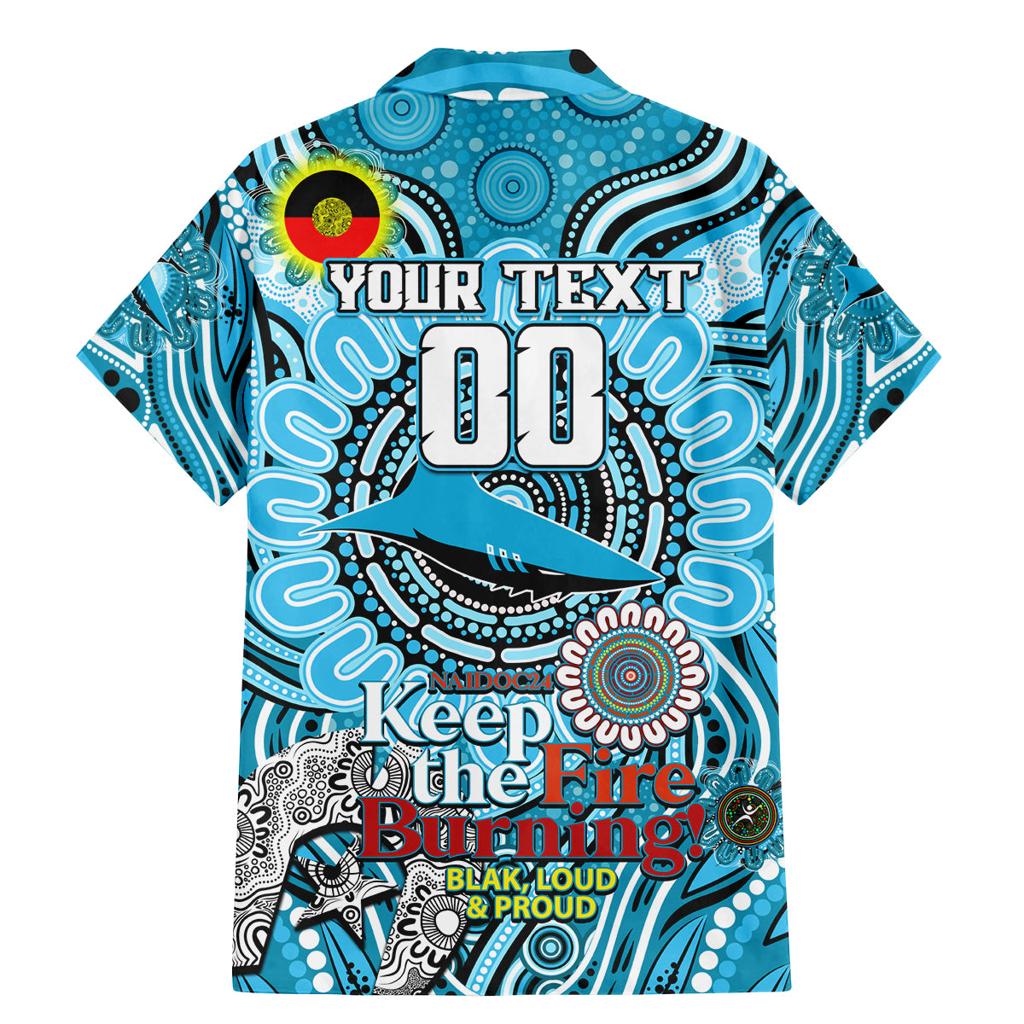 Custom NAIDOC Week 2024 Sharks Family Matching Mermaid Dress and Hawaiian Shirt Mascot Rugby