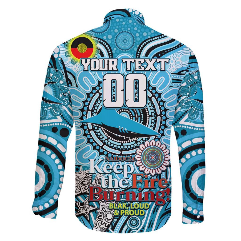 Custom NAIDOC Week 2024 Sharks Family Matching Summer Maxi Dress and Hawaiian Shirt Mascot Rugby