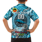 Custom NAIDOC Week 2024 Sharks Family Matching Tank Maxi Dress and Hawaiian Shirt Mascot Rugby