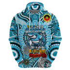 Custom NAIDOC Week 2024 Sharks Hoodie Mascot Rugby