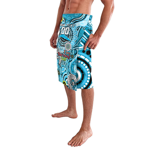 Custom NAIDOC Week 2024 Sharks Lavalava Mascot Rugby