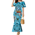 Custom NAIDOC Week 2024 Sharks Mermaid Dress Mascot Rugby