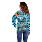 Custom NAIDOC Week 2024 Sharks Off Shoulder Sweater Mascot Rugby