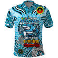 Custom NAIDOC Week 2024 Sharks Polo Shirt Mascot Rugby