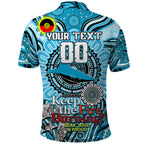 Custom NAIDOC Week 2024 Sharks Polo Shirt Mascot Rugby