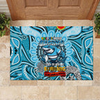 NAIDOC Week 2024 Sharks Rubber Doormat Mascot Rugby