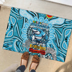 NAIDOC Week 2024 Sharks Rubber Doormat Mascot Rugby