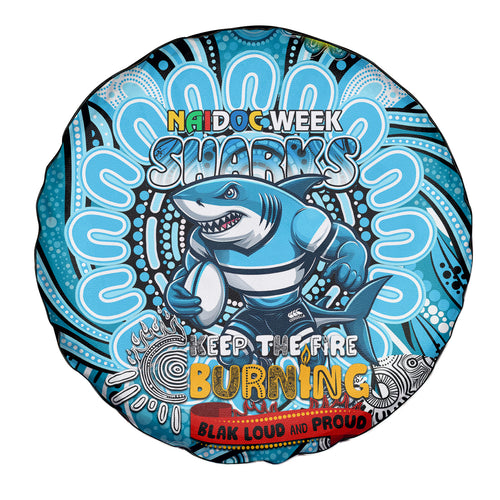 NAIDOC Week 2024 Sharks Spare Tire Cover Mascot Rugby