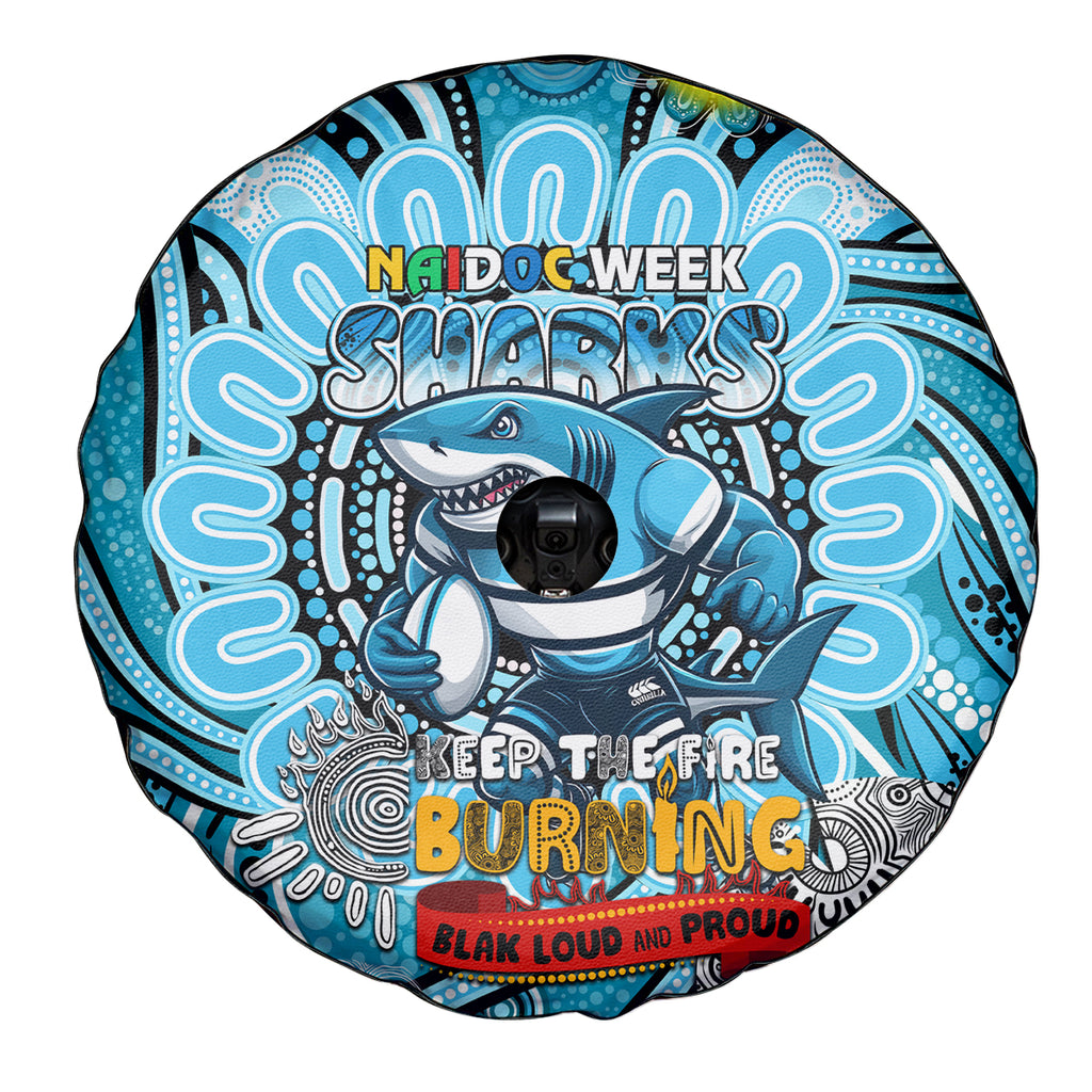 NAIDOC Week 2024 Sharks Spare Tire Cover Mascot Rugby