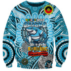 Custom NAIDOC Week 2024 Sharks Sweatshirt Mascot Rugby
