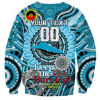 Custom NAIDOC Week 2024 Sharks Sweatshirt Mascot Rugby